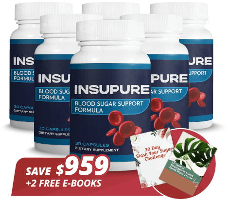 InsuPure 6 bottles with 2 digital bonuses