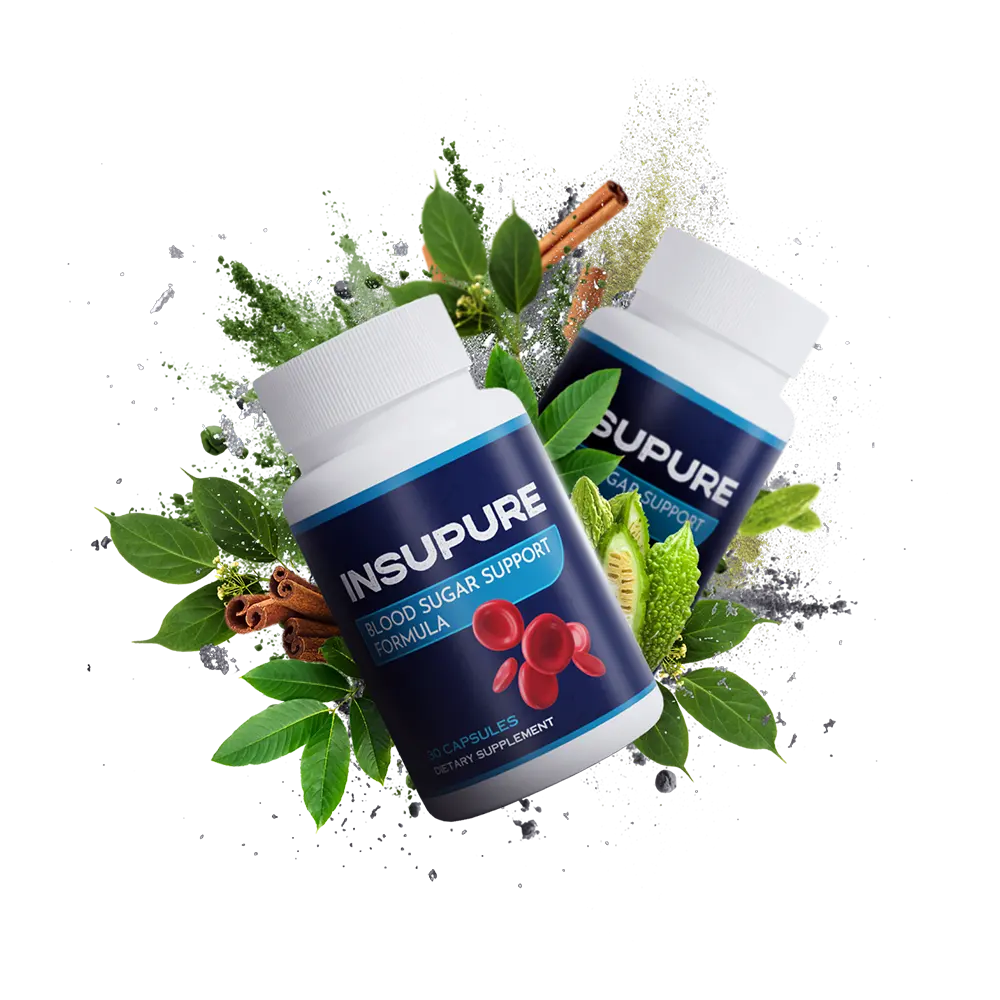InsuPure 2 bottles with ingredients